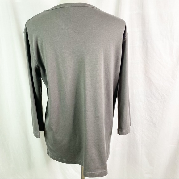 Isaac’s Designs Casuals Silver Metal Stud Rhinestone Cowboy Boots Gray Tee XL - Picture 3 of 7